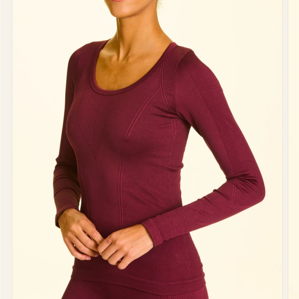 Alala Women's Long Sleeve Top - Burgundy